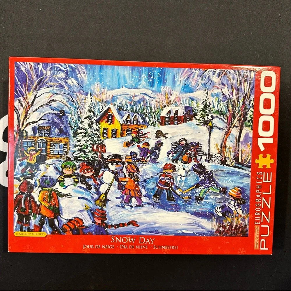 EUROGRAPHICS 1000pc Snow Day Puzzle